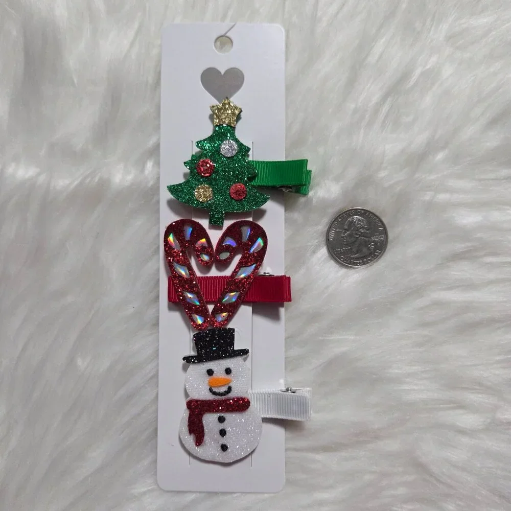 The Children's Place Christmas Hair Clip Set